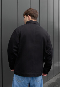Фото - Однотонная молодежная куртка Staff zumi black2 - Men box