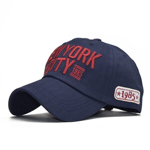 Фото - Бейсболка бренду Narason темно-синя з лого New York City - Men box