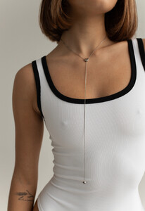 Фото - Жіноче боді з нейлону Staff smi white & black - Men box