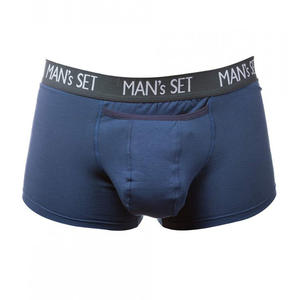 Фото - Мужские анатомические трусы-боксеры синего цвета Anatomic - Men box