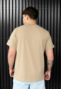 Фото - Світло-коричнева футболка чоловіча Staff pi light brown logo - Men box