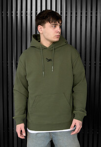 Фото - Базове чоловіче худі у кольорі хакі Staff khaki logo - Men box