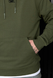 Фото - Базове чоловіче худі у кольорі хакі Staff khaki logo - Men box
