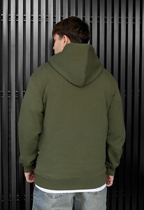 Фото - Базове чоловіче худі у кольорі хакі Staff khaki logo - Men box