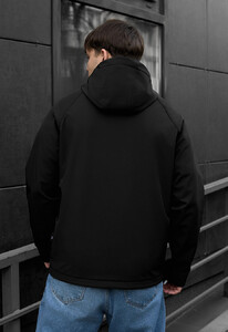 Фото - Однотонная демисезонная куртка Staff di black - Men box