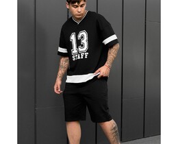 Фото - Спортивный оверсайз костюм Staff 13 oversize - Men box