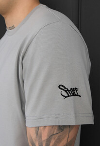 Фото - Базова брендована футболка Staff pi light gray logo - Men box