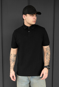 Фото - Однотонне поло для чоловіків Staff black - Men box