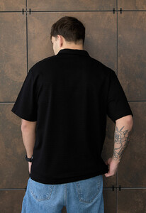 Фото - Универсальное поло в черном цвете Staff val black - Men box