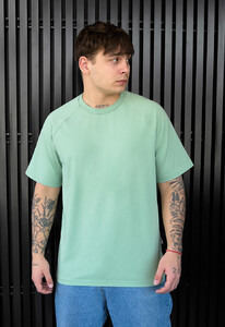 Фото - Однотонна світло-зелена чоловіча футболка Staff light green - Men box