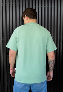 Фото - Однотонна світло-зелена чоловіча футболка Staff light green - Men box
