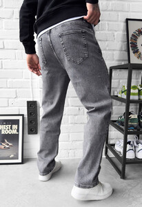 Фото - Джинси вільного крою для чоловіків Staff 9671 gray baggy - Men box