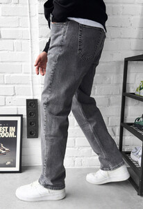Фото - Джинси вільного крою для чоловіків Staff 9671 gray baggy - Men box