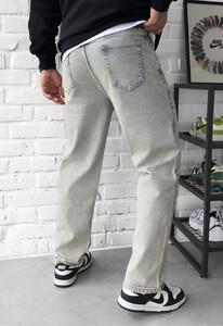 Фото - Широкі джинси для чоловіків Staff 9671 blue gray baggy - Men box
