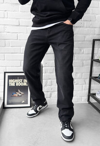 Фото - Базовые черные джинсы Staff 24 black regular - Men box
