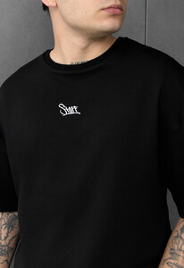 Фото - Універсальна оверсайз футболка Staff logo black oversize premium - Men box