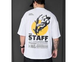 Фото - Молодіжна оверсайз футболка Staff skate oversize - Men box