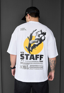 Фото - Молодіжна оверсайз футболка Staff skate oversize - Men box