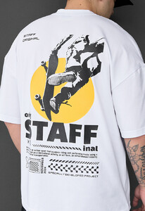 Фото - Молодіжна оверсайз футболка Staff skate oversize - Men box