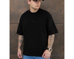 Фото - Брендована оверсайз футболка Staff black logo oversize - Men box