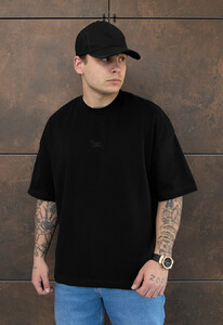 Фото - Брендована оверсайз футболка Staff black logo oversize - Men box