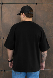 Фото - Брендована оверсайз футболка Staff black logo oversize - Men box