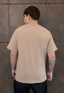 Фото - Коричнева футболка з чорним принтом Staff M&L - Men box