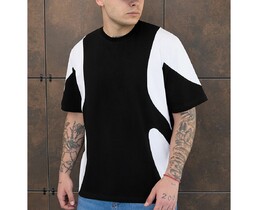 Фото - Бавовняна чорно-біла футболка Staff to white & black - Men box