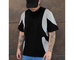 Фото - Двокольорова чоловіча футболка Staff to gray & black - Men box