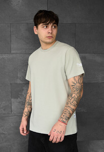 Фото - Світло-сіра футболка з лого Staff pi light gray2 logo - Men box