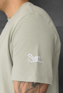 Фото - Світло-сіра футболка з лого Staff pi light gray2 logo - Men box