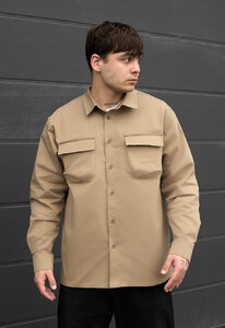 Фото - Светло-коричневая рубашка для мужчин Staff ra light brown - Men box