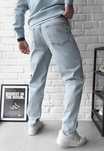 Фото - Світло-блакитні джинси повсякденні Staff 9671 light blue regular - Men box