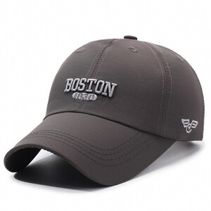 Фото - Бейсболка для хлопців Narason сірого кольору із логотипом Boston - Men box