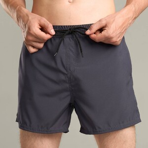 Фото - Однотонні плавальні шорти Pobedov Pool day сірого кольору - Men box