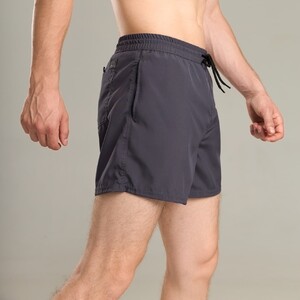 Фото - Однотонні плавальні шорти Pobedov Pool day сірого кольору - Men box