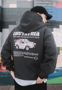 Фото - Молодежное худи Staff x Університет Чупарського Чутаврія oversize - Men box