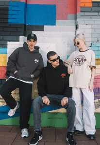Фото - Оверсайз худи Staff x Університет Чупарського Зомбі oversize - Men box