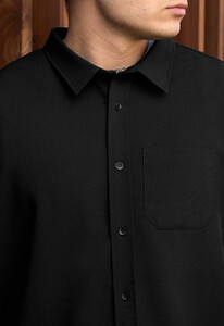 Фото - Чорна оверсайз сорочка Staff co black oversize - Men box