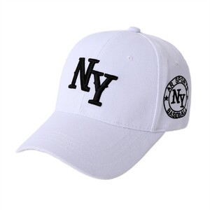 Фото - Молодежная белая бейсболка для парней Narason с лого NY - Men box