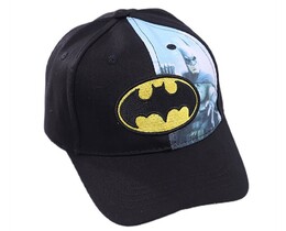 Фото - Бавовняна чорна кепка для дітей Sport Line з лого Batman - Men box