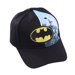 Фото - Бавовняна чорна кепка для дітей Sport Line з лого Batman - Men box