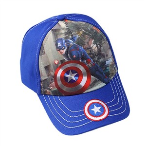 Фото - Бавовняна кепка для дітей Sport Line з принтом Captain America - Men box