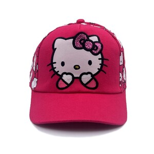 Фото - Яркая бейсболка Sport Line малинового цвета с Hello Kitty - Men box