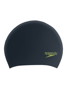 Фото - Комфортна дитяча шапочка для басейну Speedo LONG HAIR CAP JU чорна - Men box