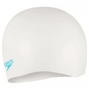 Фото - Лаконічна дитяча шапочка для плавання Speedo PLAIN MOULDED SILICONE CAP - Men box