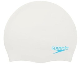 Фото - Лаконічна дитяча шапочка для плавання Speedo PLAIN MOULDED SILICONE CAP - Men box