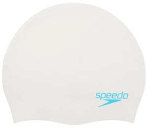 Фото - Лаконічна дитяча шапочка для плавання Speedo PLAIN MOULDED SILICONE CAP - Men box
