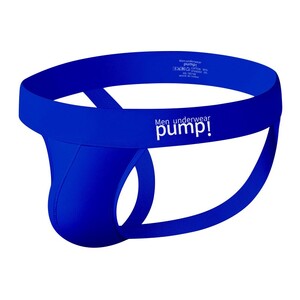Фото - Еротичні труси джоки бренду Pump у синьому кольорі - Men box