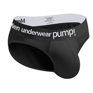 Фото - Чорні бріфи чоловічі труси Pump чорного кольору - Men box